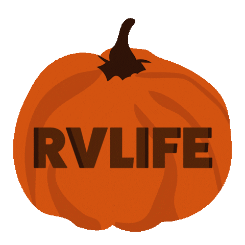 Halloween Pumpkin Sticker by RV LIFE Pro