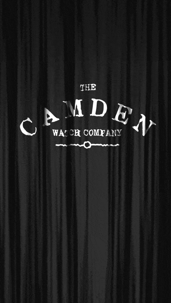 Reveal Curtain GIF by The Camden Watch Company