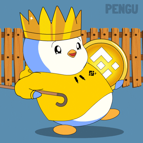 Crypto Penguin GIF by Binance.US