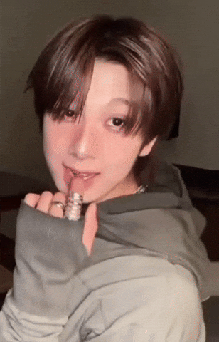 Sexy Finger Bite GIF
