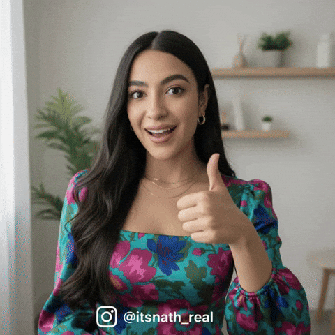 Model Thumbs Up GIF