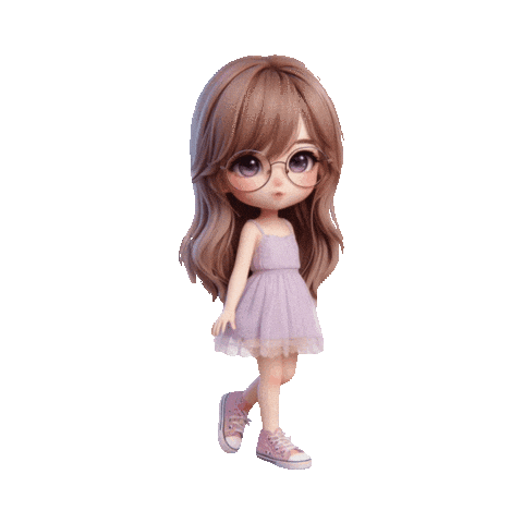 Girl Sticker
