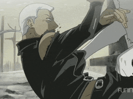 wolf's rain fight GIF by Funimation