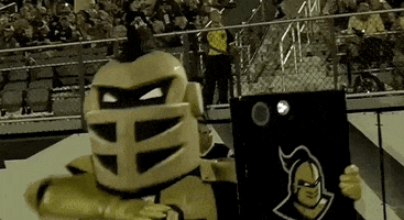 zombie nation phone GIF by UCF Knights