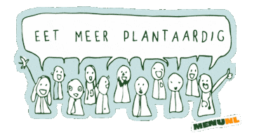 Plantaardig Sticker by MenuNL