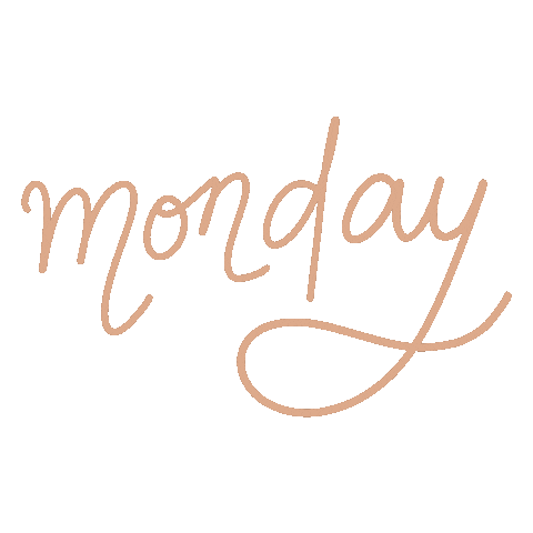 Orange Monday Sticker