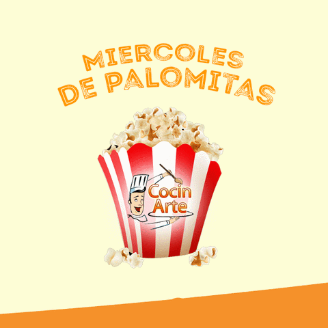 yesuor food popcorn cocinarte GIF