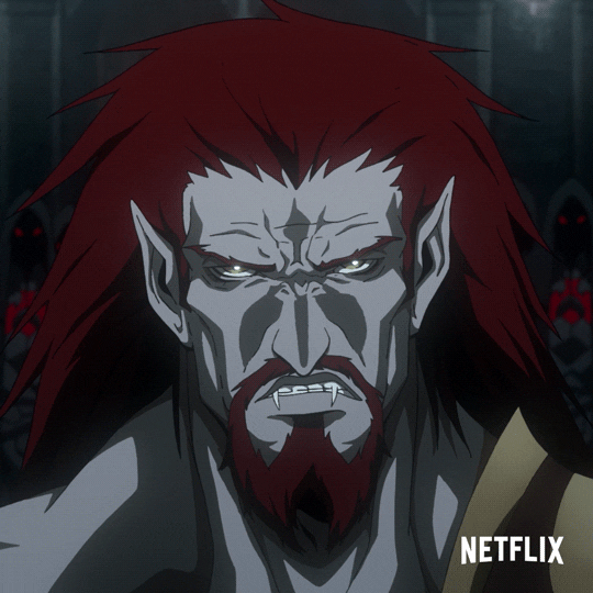 angry vampire GIF by NETFLIX
