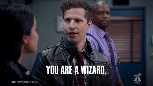You Are A Wizard GIF by Brooklyn Nine-Nine - Find & Share on GIPHY