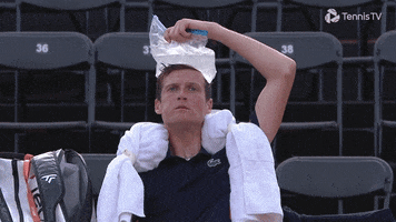 Cool Down Heat Wave GIF by Tennis TV
