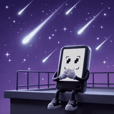 Wishing Night Sky GIF by Ledger