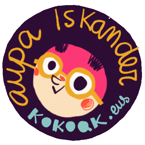 Euskara Sticker by KOKOAK Eider Eibar