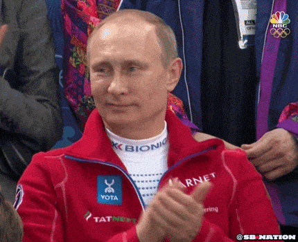 Giphy - Winter Olympics Applause GIF by SB Nation