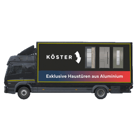 Transporter Koester Sticker by Köster Aluminium