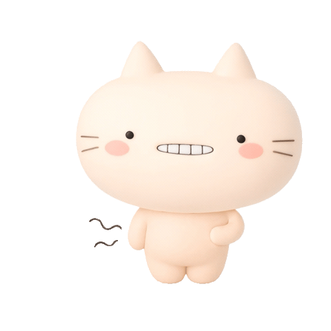 Hungry Cat Sticker by cjcheiljedang