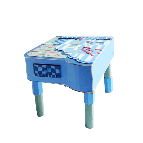 Cloud Desk Sticker