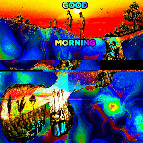 See U Good Morning GIF by PEEKASSO