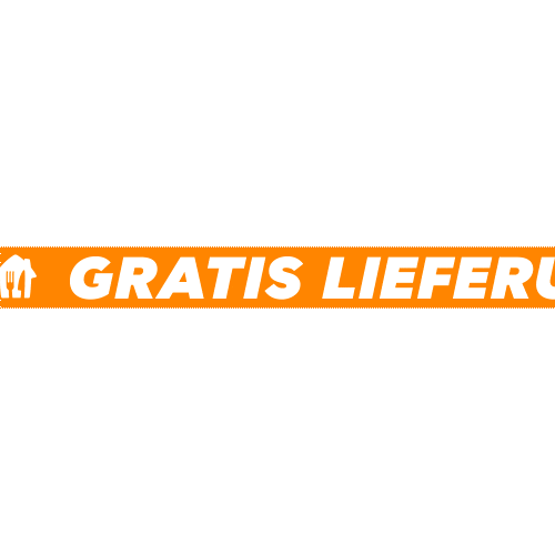 Gratis Lieferung Sticker by Just Eat CH