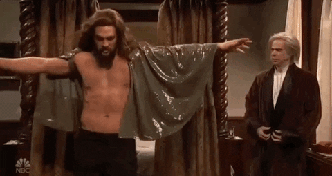 Jason Momoa Dancing GIF by Saturday Night Live - Find & Share on GIPHY
