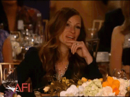 Julia Roberts Reaction GIF by American Film Institute