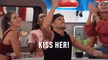 big brother kiss GIF by Big Brother After Dark