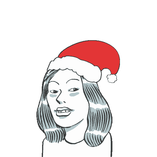 Christmas Celia Sticker by Krazy Kat