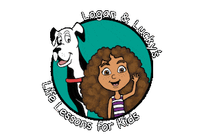 Logan and Lucky's Life Lessons for Kids Sticker