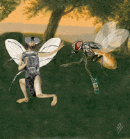 the fly art GIF by Scorpion Dagger