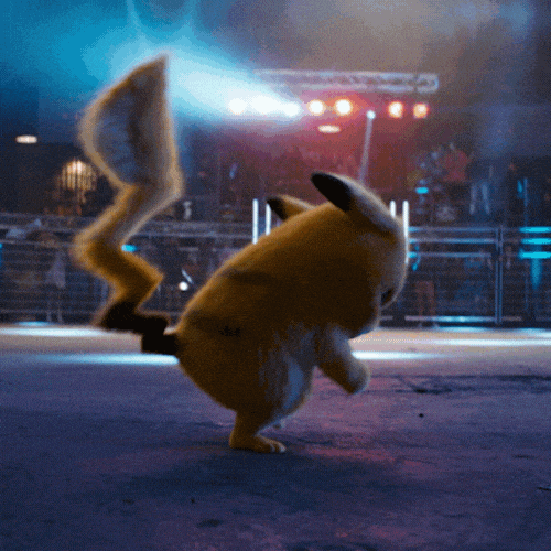 Excited Dance GIF by POKÉMON Detective Pikachu - Find & Share on GIPHY