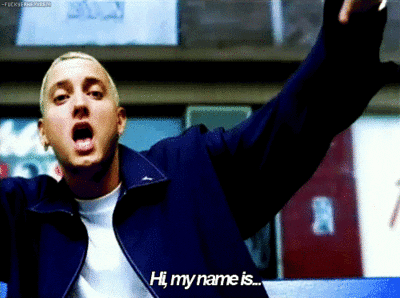 Hi-my-name-is-slim-shady GIFs - Get the best GIF on GIPHY