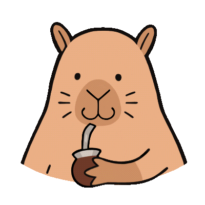 Mate Capybara Sticker