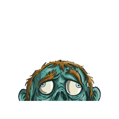 Zombie Sticker by Unleazhed