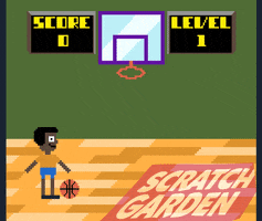 Basketball 8Bit GIF by Scratch Garden