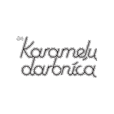 karamelu darbnica Sticker