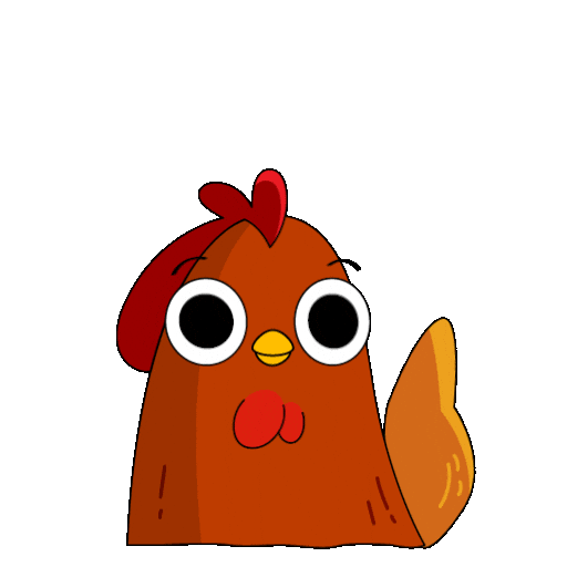 Chew's Egg Sticker