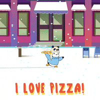 Hungry Pizza Hut GIF by Pudgy Penguins