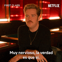 Nervous First Class GIF by Netflix España