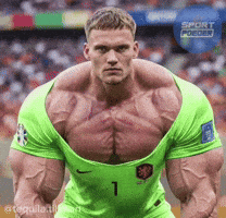 Muscle Bart GIF