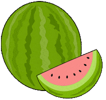 Wellness Watermelon Sticker by Golde