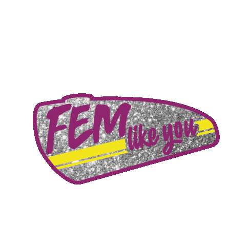 Sparkle Motorcycle Sticker by Femmes et Moto