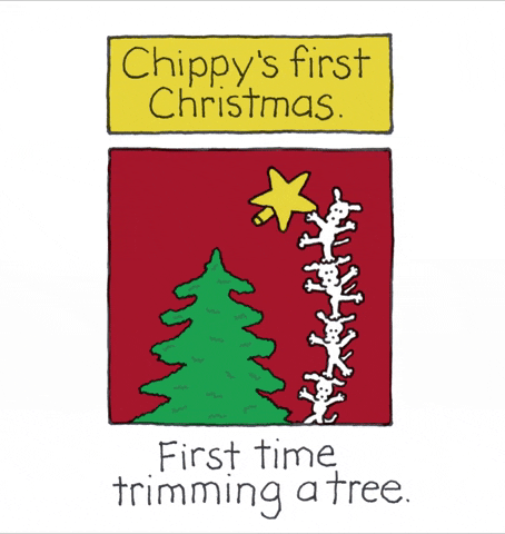 Christmas Tree GIF by Chippy the Dog