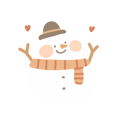 Winter Cute Snowing Christmas Snowman GIF GIF PNG Images