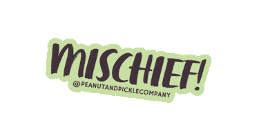 Christmas Mischief Sticker by Peanut and Pickle
