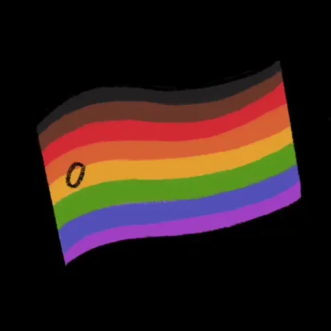 Gay Pride Rainbow GIF by carriesloane
