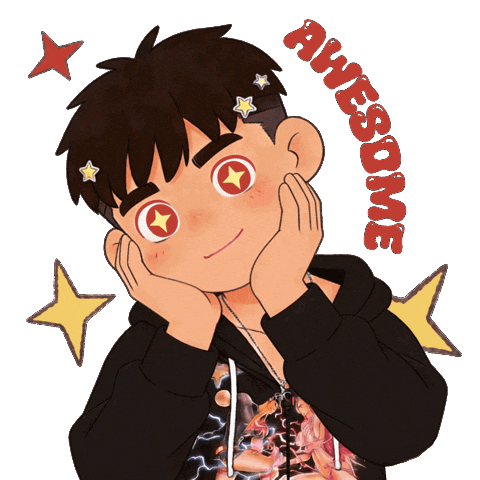 Awesome Star Sticker by Fox Fairies Malaysia