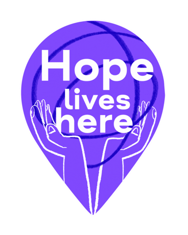 Hope Pin Sticker by Norfolk and Waveney Mind