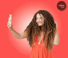 Selfie Cabelo Cacheado GIF by Salon Line