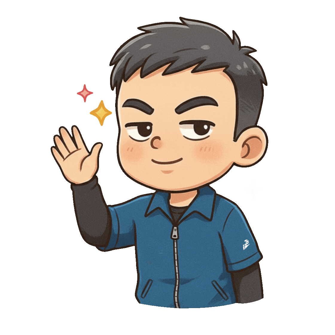 Hihi Hello Sticker by iDartsLife