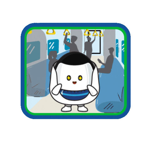 Kereta Wow Sticker by MRT Jakarta
