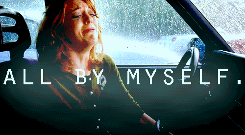 All By Myself Glee GIF